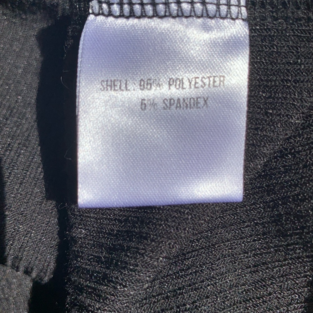 Black Ribbed Mock Neck Button Tank Top - Picture 6 of 7